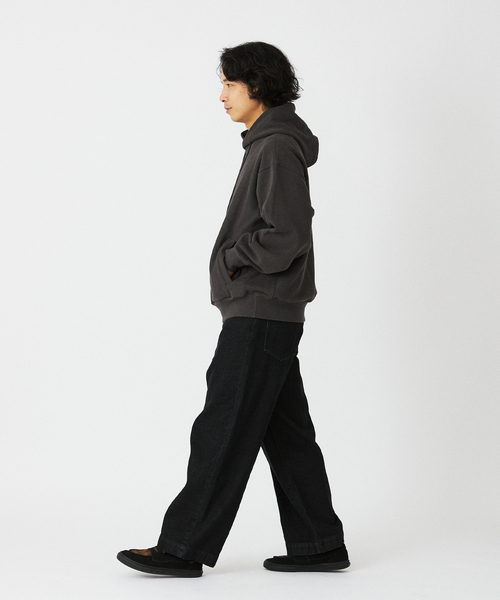 JOURNAL STANDARD relume（ジャーナルスタンダード　レリューム）の「ヘビーウエイト ブラッシュ パーカー（パーカー・メンズ・ライトグレー/ネイビー/ブラック系その他・MEDIUM/LARGE）」の10枚目の写真