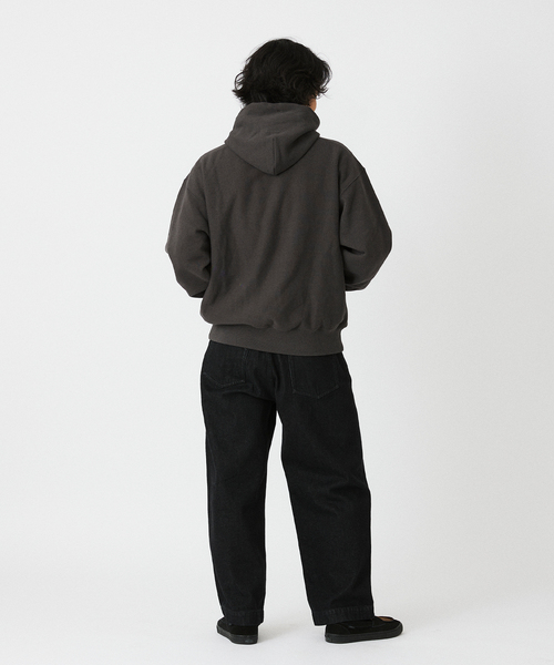 JOURNAL STANDARD relume（ジャーナルスタンダード　レリューム）の「ヘビーウエイト ブラッシュ パーカー（パーカー・メンズ・ライトグレー/ネイビー/ブラック系その他・MEDIUM/LARGE）」の11枚目の写真