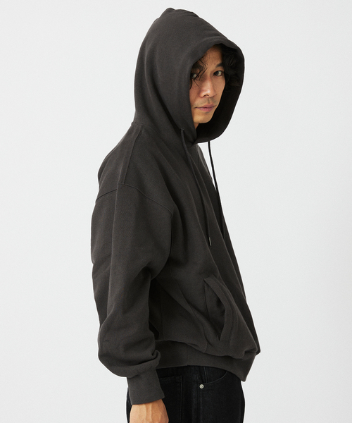 JOURNAL STANDARD relume（ジャーナルスタンダード　レリューム）の「ヘビーウエイト ブラッシュ パーカー（パーカー・メンズ・ライトグレー/ネイビー/ブラック系その他・MEDIUM/LARGE）」の22枚目の写真