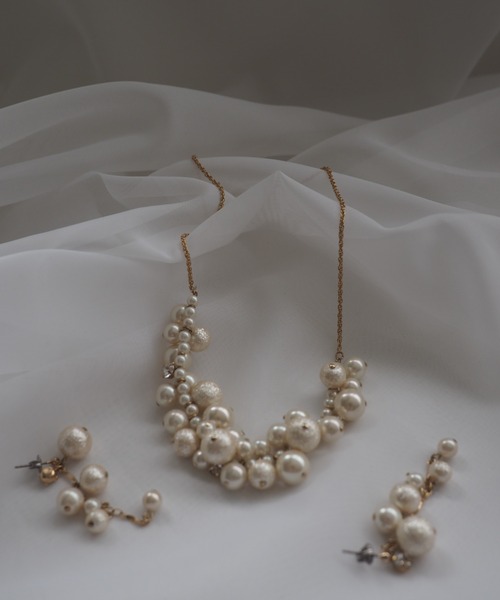 Dorry Doll（ドリードール）の「ラメコットンパールネックレス（ネックレス・レディース・オフホワイト・FREE）」の11枚目の写真