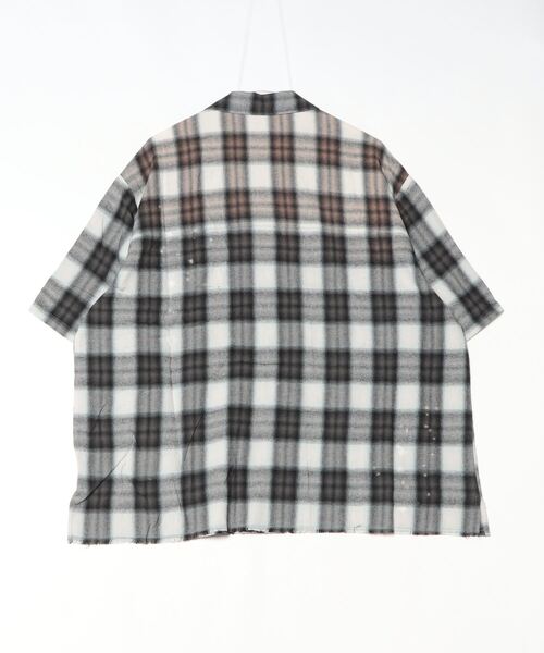 SUPERSUB ♥ Ombre Damage Check Shirt/追跡付 1_5a08ec3d-ac19-4874-bfb3-