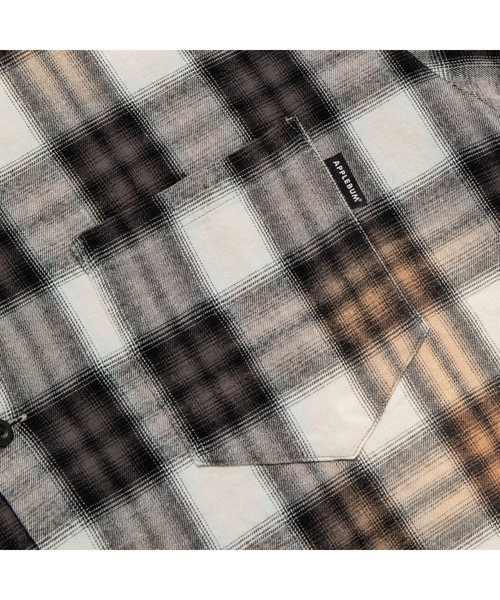 APPLEBUM（アップルバム）の「Ombre Check Damage S/S Shirt（シャツ/ブラウス・メンズ・ブラック/ネイビー・X-LARGE/LARGE/MEDIUM）」の5枚目の写真