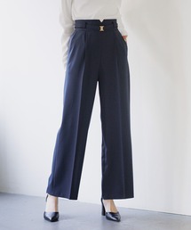 Andemiu | 【LサイズWEB限定】バックルベルトストレートパンツ291919(スラックス)