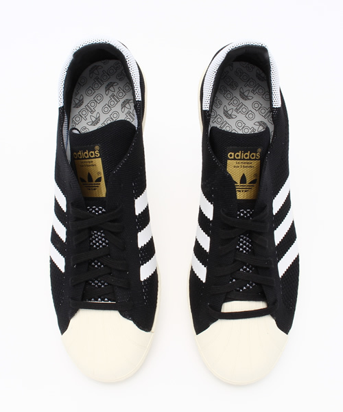 adidas（アディダス）の「メンズ アディダス スーパースター プライムニット adidas Originals SUPERSTAR 80s PRIMEKNIT（スニーカー・メンズ・ホワイト/ブラック・28.5cm/27.5cm/26.5cm）」の4枚目の写真