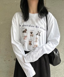 DOGデザインロングTシャツ