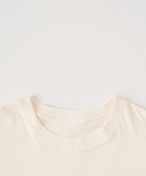 PUPPAPUPO(プッパプーポ)の「カレッジロゴ 長袖 Tシャツ(Tシャツ/カットソー・キッズ・チャコール/アイボリー/ベビーピンク・110/100/90/80)」の16枚目の写真