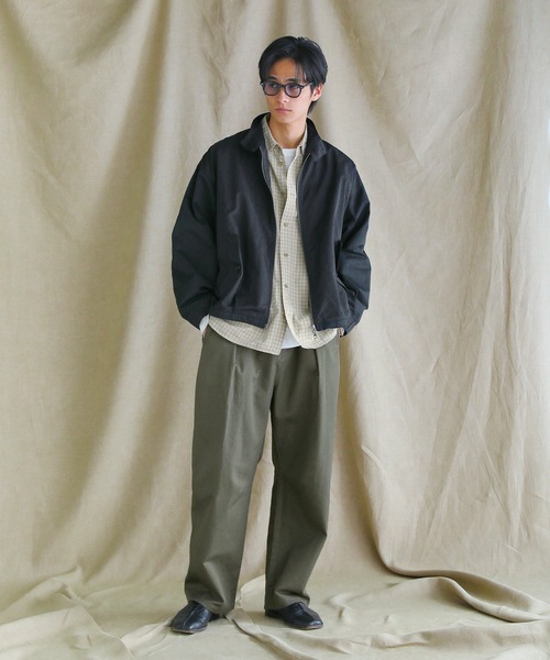 VERON(ヴァロン)の「日本製遠州ヴィンテージツイル1タックイージーカーブパンツ(その他パンツ・メンズ・ブラック/ブラウン系・S/M/L)」の19枚目の写真