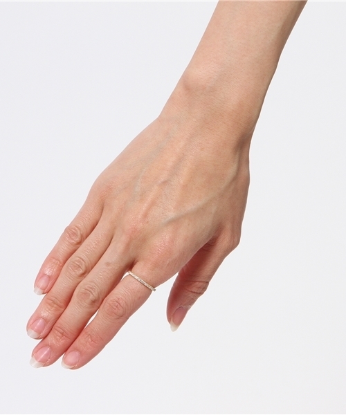 agete（アガット）の「K18リング（10154111045）（リング・レディース・ゴールド系その他・#13/#9/#11）」の2枚目の写真