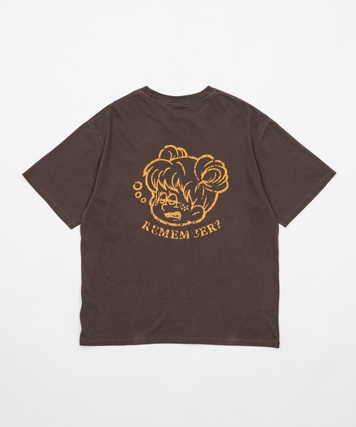 セール】【ヴィンテージライクRememberロゴピグメントTシャツ