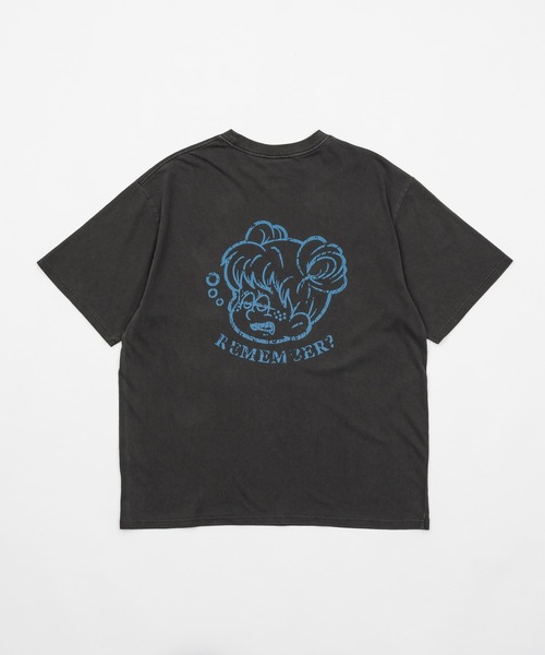 ヴィンテージライクRememberロゴピグメントTシャツ】（Tシャツ