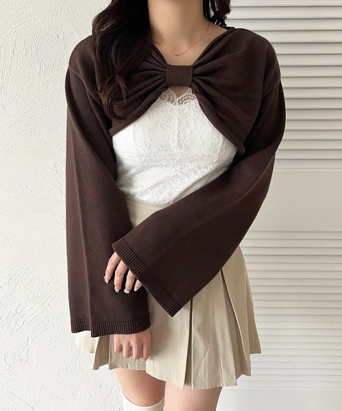 セール】リボンショートトップス【ZOZOTOWN限定アイテム