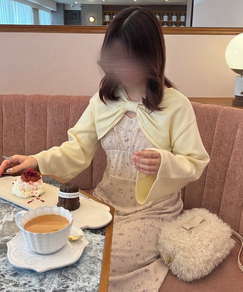 セール】リボンショートトップス【ZOZOTOWN限定アイテム