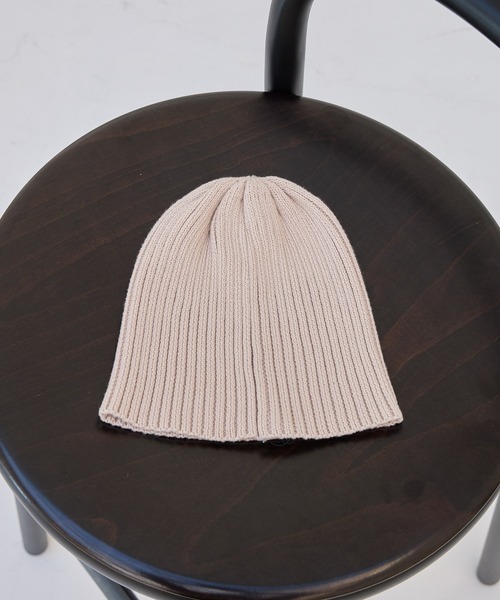 LAKOLE（ラコレ）の「リブニットワッチ / 252666（ニットキャップ/ビーニー・レディース・ブルー/グレー/ベージュ/ブラック/コーラル・FREE）」の3枚目の写真