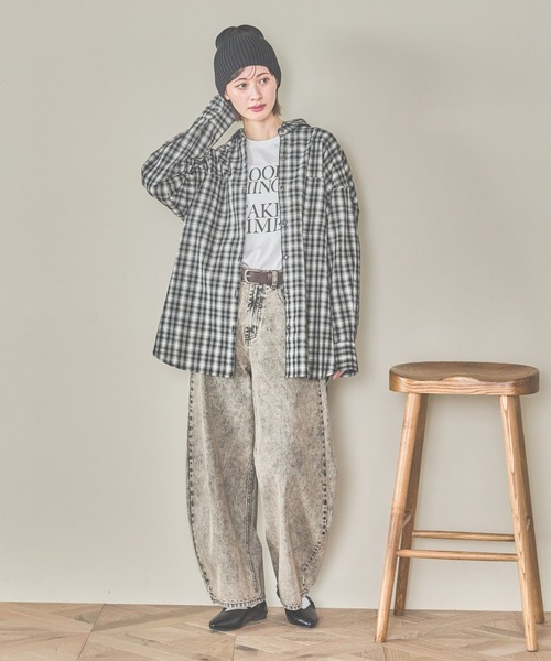 LAKOLE（ラコレ）の「リブニットワッチ / 252666（ニットキャップ/ビーニー・レディース・ブルー/グレー/ベージュ/ブラック/コーラル・FREE）」の11枚目の写真