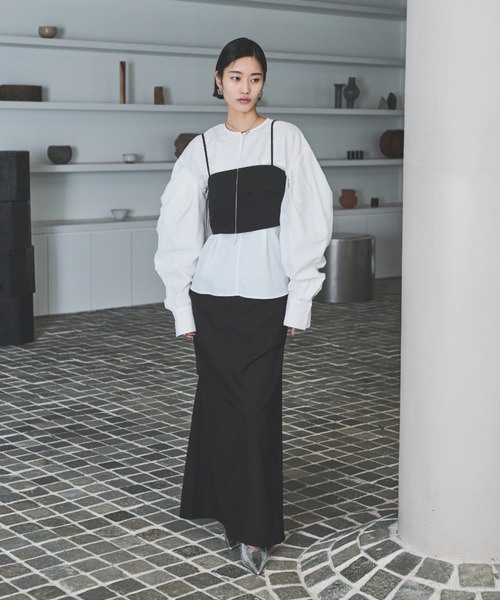 AIC.（エーアイシー）の「※入荷禁止※バックリボンビスチェ/セットアップ可能（その他トップス・レディース・ブラック/ブラウン/ネイビー/アイボリー・FREE）」の22枚目の写真