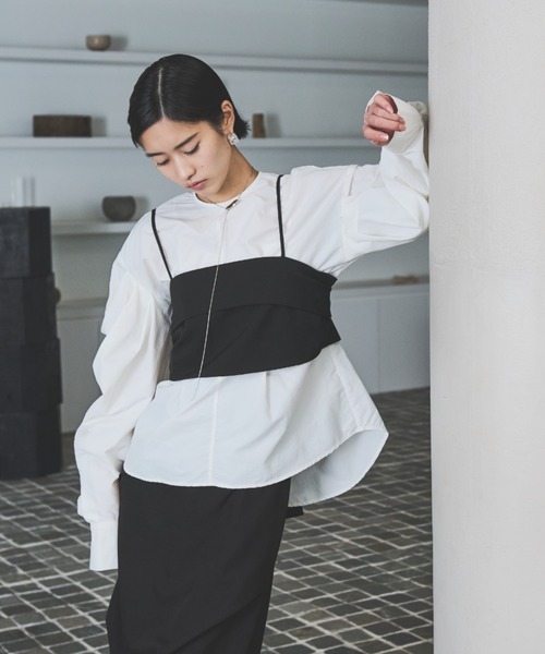 AIC.（エーアイシー）の「※入荷禁止※バックリボンビスチェ/セットアップ可能（その他トップス・レディース・ブラック/ブラウン/ネイビー/アイボリー・FREE）」の15枚目の写真