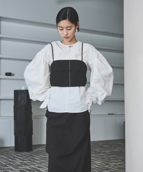 AIC.（エーアイシー）の「※入荷禁止※バックリボンビスチェ/セットアップ可能（その他トップス・レディース・ブラック/ブラウン/ネイビー/アイボリー・FREE）」の18枚目の写真