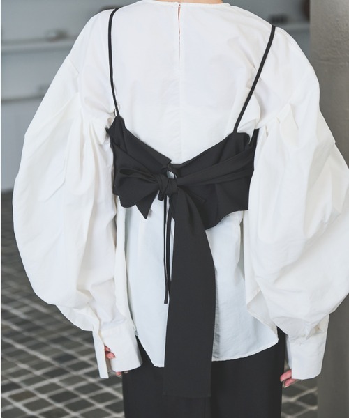 AIC.（エーアイシー）の「※入荷禁止※バックリボンビスチェ/セットアップ可能（その他トップス・レディース・ブラック/ブラウン/ネイビー/アイボリー・FREE）」の21枚目の写真