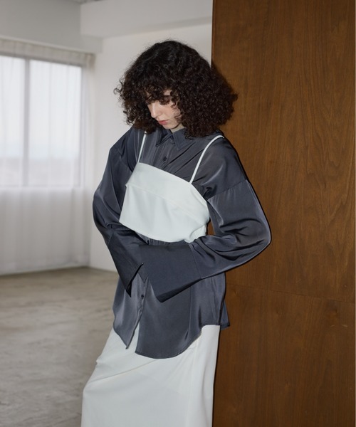 AIC.（エーアイシー）の「※入荷禁止※バックリボンビスチェ/セットアップ可能（その他トップス・レディース・ブラック/ブラウン/ネイビー/アイボリー・FREE）」の6枚目の写真