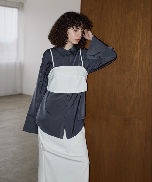 AIC.（エーアイシー）の「※入荷禁止※バックリボンビスチェ/セットアップ可能（その他トップス・レディース・ブラック/ブラウン/ネイビー/アイボリー・FREE）」の7枚目の写真