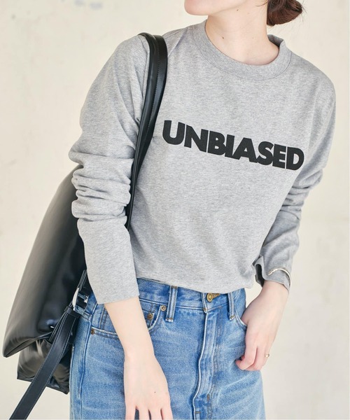 ジャーナルスタンダード　UNBIASED ロンT シルバー 追加6》UNBIASEDロングスリーブ Tシャツ（Tシャツ／カットソー
