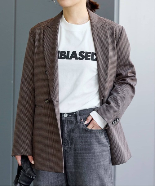 JOURNAL STANDARD（ジャーナルスタンダード）の「《追加6》UNBIASEDロングスリーブ Tシャツ（Tシャツ/カットソー・レディース・ベージュ/ホワイト/シルバー/チャコールグレー・FREE）」の6枚目の写真