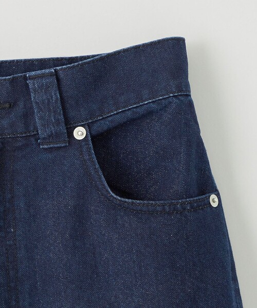 CITEN（シテン）の「＜CITEN＞ラメロールアップワイドデニムNV（デニムパンツ・レディース・ネイビー・M/S/L）」の11枚目の写真