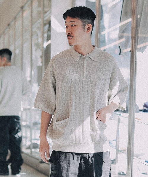 crepuscule（クレプスキュール）の「crepuscule / Rib Half Zip