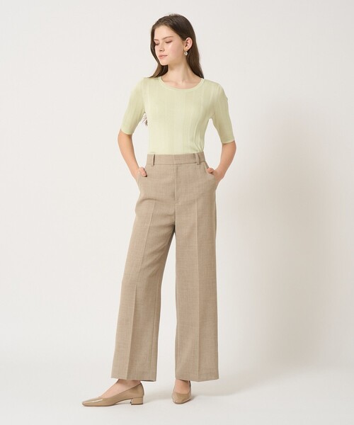 ANAYI（アナイ）の「アセテートポリエステルリブ プルオーバー（ニット/セーター・レディース・ミント/ホワイト/ピンク/ブルー/アイボリー/ブラック・38/36）」の12枚目の写真