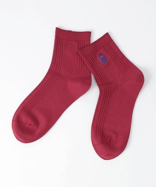 EMPORIO ARMANI(エンポリオアルマーニ)の「EMPORIO ARMANI レディース マンガベア ショートソックス 03440105(ソックス/靴下・レディース・オフホワイト/オレンジ系その他/ブラック/グレー系その他/ダークパープル/サックスブルー/ピンク/ネイビー/レッド・23-25cm)」の8枚目の写真