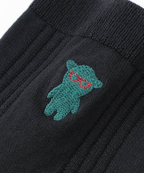 EMPORIO ARMANI(エンポリオアルマーニ)の「EMPORIO ARMANI レディース マンガベア ショートソックス 03440105(ソックス/靴下・レディース・オフホワイト/オレンジ系その他/ブラック/グレー系その他/ダークパープル/サックスブルー/ピンク/ネイビー/レッド・23-25cm)」の11枚目の写真