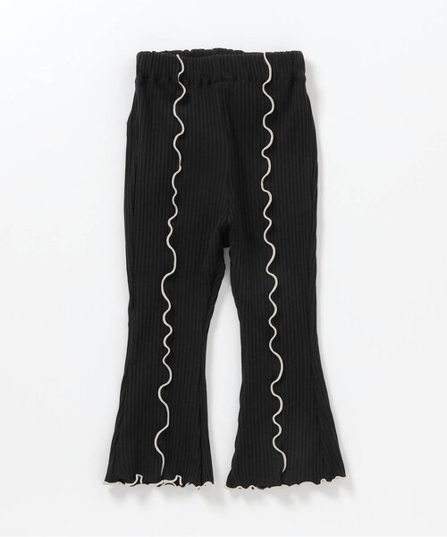 BREEZE(ブリーズ)の「【リンク/ジュニア対応】メロウリブフレアパンツ(その他パンツ・キッズ・ブラック/パープル/レインボー/ピンク・80/130/140/90/100/110/120)」の2枚目の写真