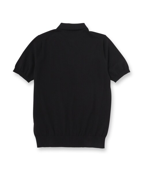 DRESSTERIOR（ドレステリア）の「【干場義雅×DRESSTERIOR】ニットポロシャツ（ポロシャツ・メンズ・ブラック/ホワイト・94/91/92/90）」の8枚目の写真