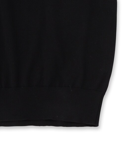 DRESSTERIOR（ドレステリア）の「【干場義雅×DRESSTERIOR】ニットポロシャツ（ポロシャツ・メンズ・ブラック/ホワイト・94/91/92/90）」の11枚目の写真