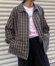 CREARE -LINO- | 〈ユニセックス商品〉チェックシャツブルゾン(ブルゾン)