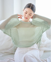 mysty woman | サイドドロストニットプルオーバー 315130(ニット/セーター)