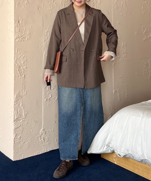 mysty woman（ミスティウーマン）の「サイドドロストニットプルオーバー 315130（ニット/セーター・レディース・ブラック/ライトグリーン/ライトベージュ/アイボリー・FREE）」の12枚目の写真