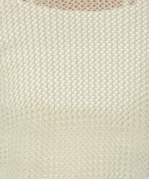 mysty woman（ミスティウーマン）の「サイドドロストニットプルオーバー 315130（ニット/セーター・レディース・ブラック/ライトグリーン/ライトベージュ/アイボリー・FREE）」の20枚目の写真