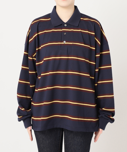 アンスクリア　今季　ボーダーポロシャツ アンスクリア 今季 ボーダーポロシャツ INSCRIRE(アンスクリア