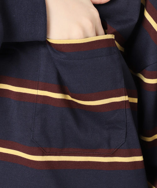 アンスクリア　INSCRIRE ポロシャツ　ボーダー　新品 INSCRIRE（アンスクリア）の「【INSCRIRE /アンスクリア】Border Short