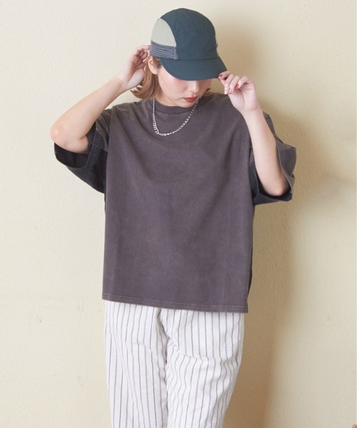 CUBE SUGAR(キューブシュガー)の「ナイロントレッキングキャップ(キャップ・レディース・ネイビー/グリーン/ブラック・M)」の6枚目の写真