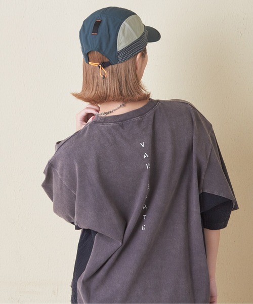 CUBE SUGAR(キューブシュガー)の「ナイロントレッキングキャップ(キャップ・レディース・ネイビー/グリーン/ブラック・M)」の7枚目の写真