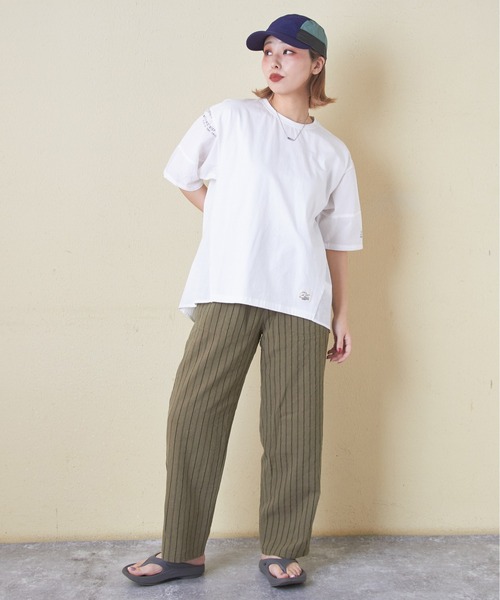 CUBE SUGAR(キューブシュガー)の「ナイロントレッキングキャップ(キャップ・レディース・ネイビー/グリーン/ブラック・M)」の8枚目の写真