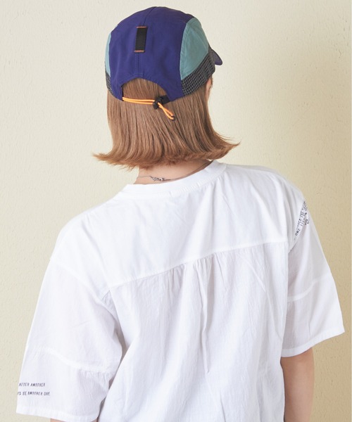 CUBE SUGAR(キューブシュガー)の「ナイロントレッキングキャップ(キャップ・レディース・ネイビー/グリーン/ブラック・M)」の10枚目の写真