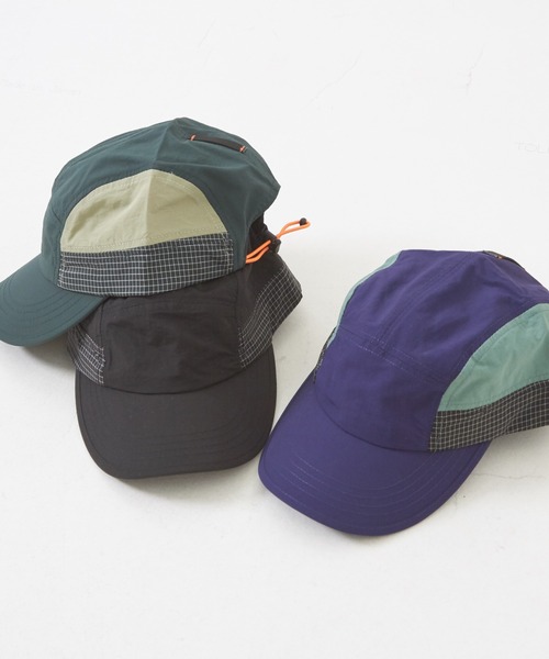 CUBE SUGAR(キューブシュガー)の「ナイロントレッキングキャップ(キャップ・レディース・ネイビー/グリーン/ブラック・M)」の11枚目の写真