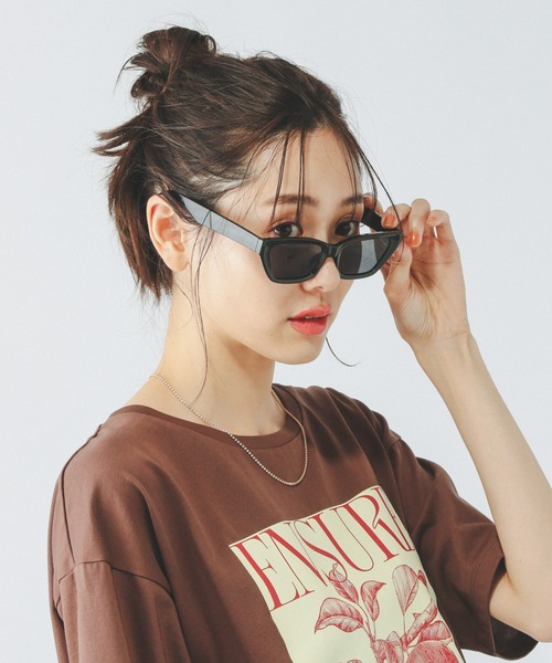 GLOBAL WORK（グローバルワーク）の「UV/ブルーライトカットアソートサングラス/283759（サングラス・レディース・ベージュ系4/ブラウン系8/ブラウン系6/ブラック系1/ベージュ系その他4/ブラック系2/ブラック系7/ブラック系5・FREE）」の10枚目の写真