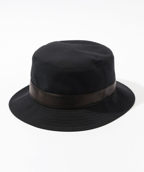 KIJIMA TAKAYUKI(キジマ タカユキ)の「KIJIMA TAKAYUKI BUCKET HAT バケットハット(ハット・メンズ・ベージュ/ブラック・3/2)」の4枚目の写真