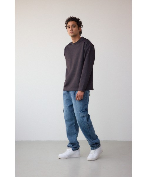 AZUL by moussy(アズールバイマウジー)の「総柄プリントポンチプルオーバー(スウェット・メンズ・ブラック系その他/グレー系その他・FREE)」の18枚目の写真
