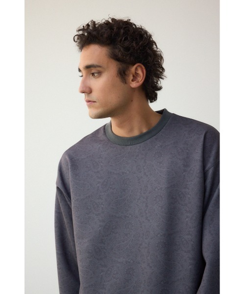 AZUL by moussy(アズールバイマウジー)の「総柄プリントポンチプルオーバー(スウェット・メンズ・ブラック系その他/グレー系その他・FREE)」の11枚目の写真