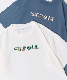 SITRY | SITRY Animal ＆Ghost Embroidery T-Shirt/別注 オーバーサイズ アニマル ゴースト ワンポイント刺繍 半袖Tシャツ レディース メンズ(Tシャツ/カットソー)